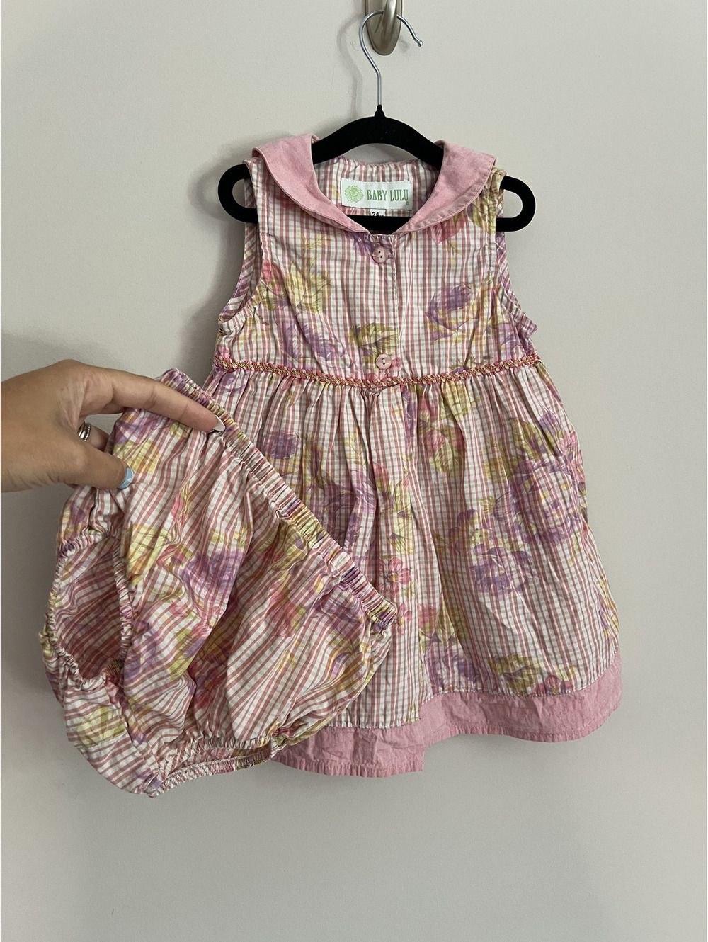 Baby Lulu Floral Sleeveless Dress Set